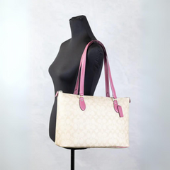 Signature Tote Shoulder Bag