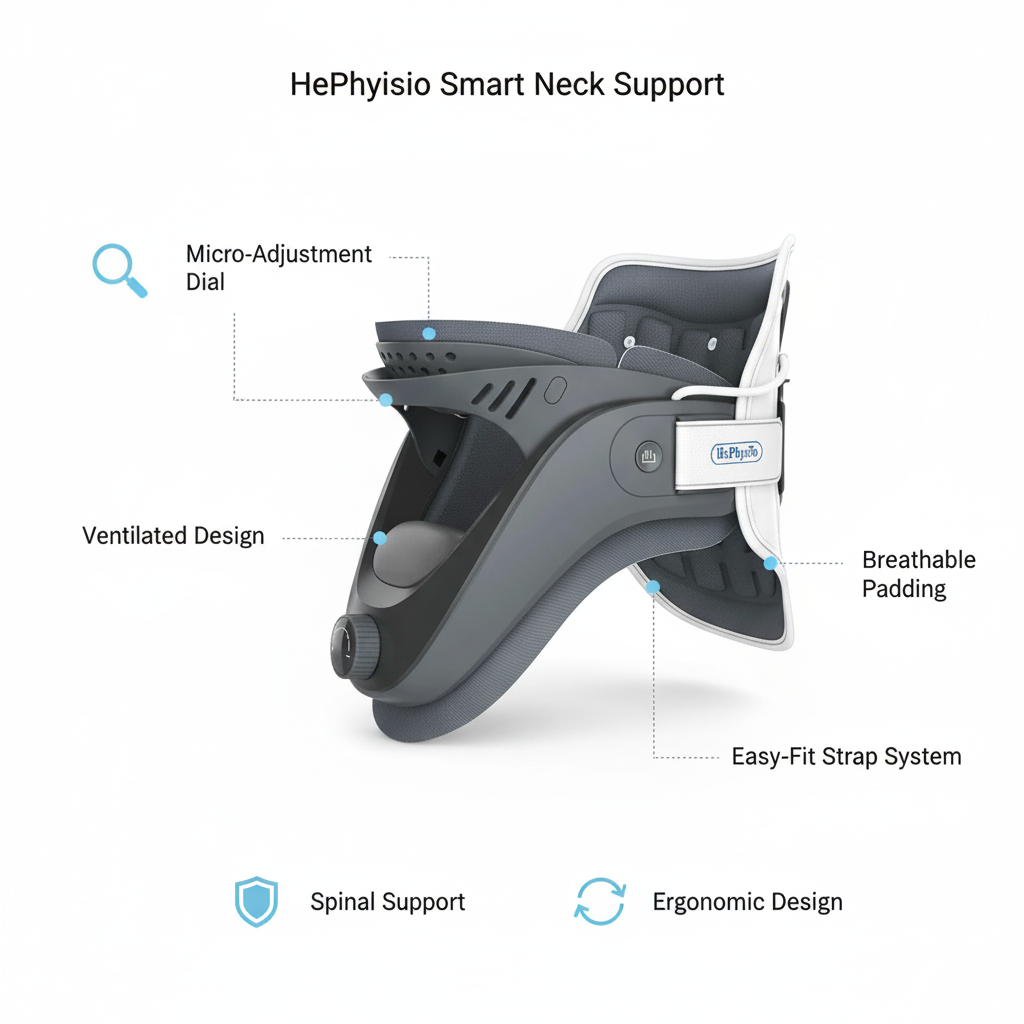 Inflatable Neck Traction Device with Cervical Support (One Set)