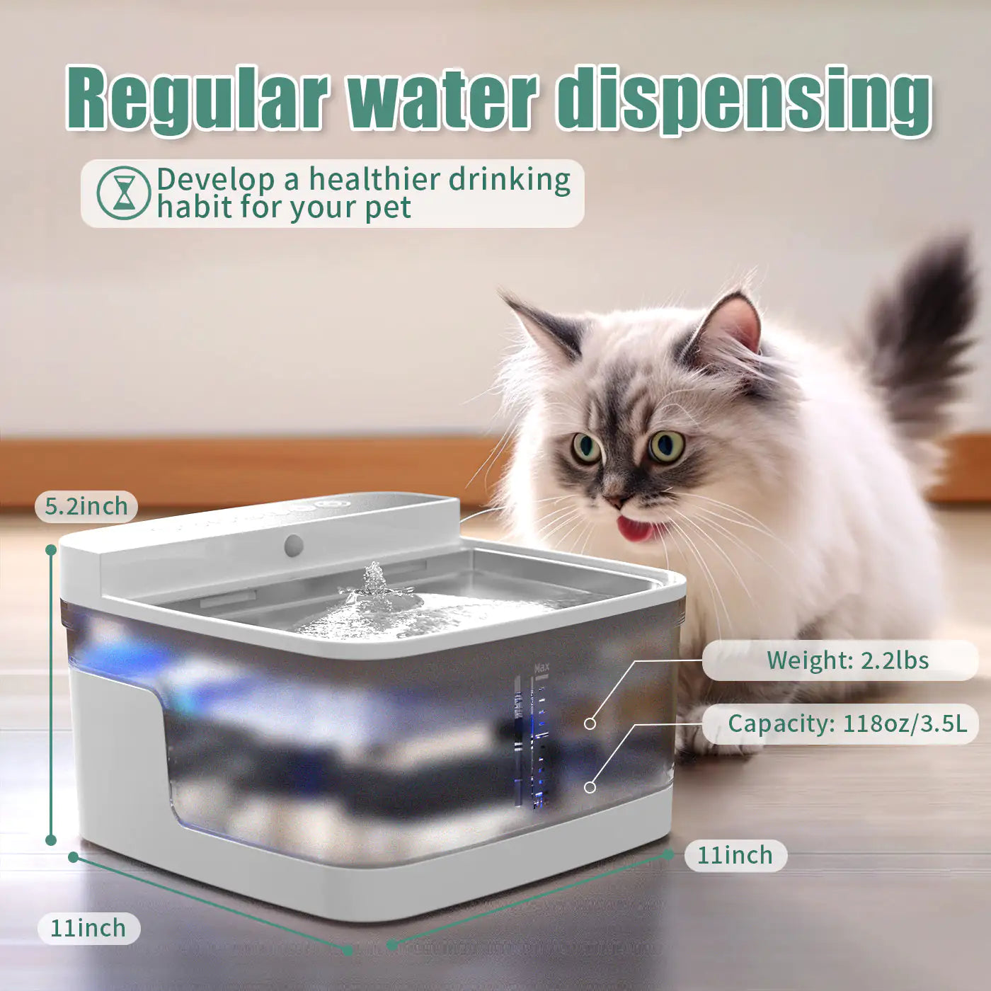 Pet Water Dispenser – Convenient Automatic Water Supply for Pets
