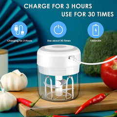 Electric Garlic Press Chopper