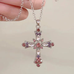 Love Heart Cross Pendant