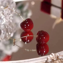 Red Cherry Earrings