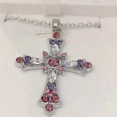 Love Heart Cross Pendant