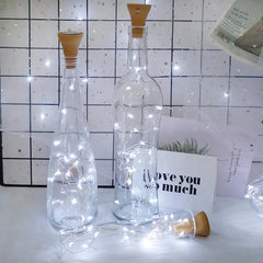 Wine Bottle Lights Cork