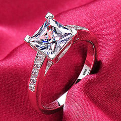 Solid Diamond Ring