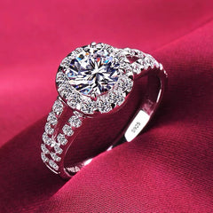 Solid Diamond Ring