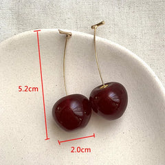 Red Cherry Earrings