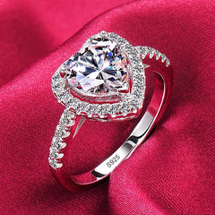 Solid Diamond Ring