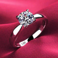 Solid Diamond Ring