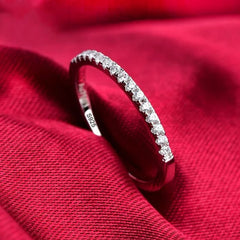 Solid Diamond Ring