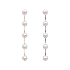 Long Pearl Earrings