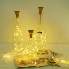 Wine Bottle Lights Cork