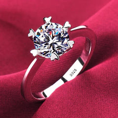 Solid Diamond Ring