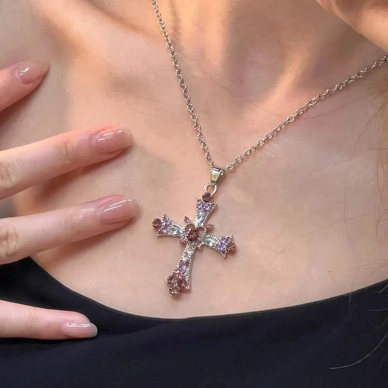 Love Heart Cross Pendant