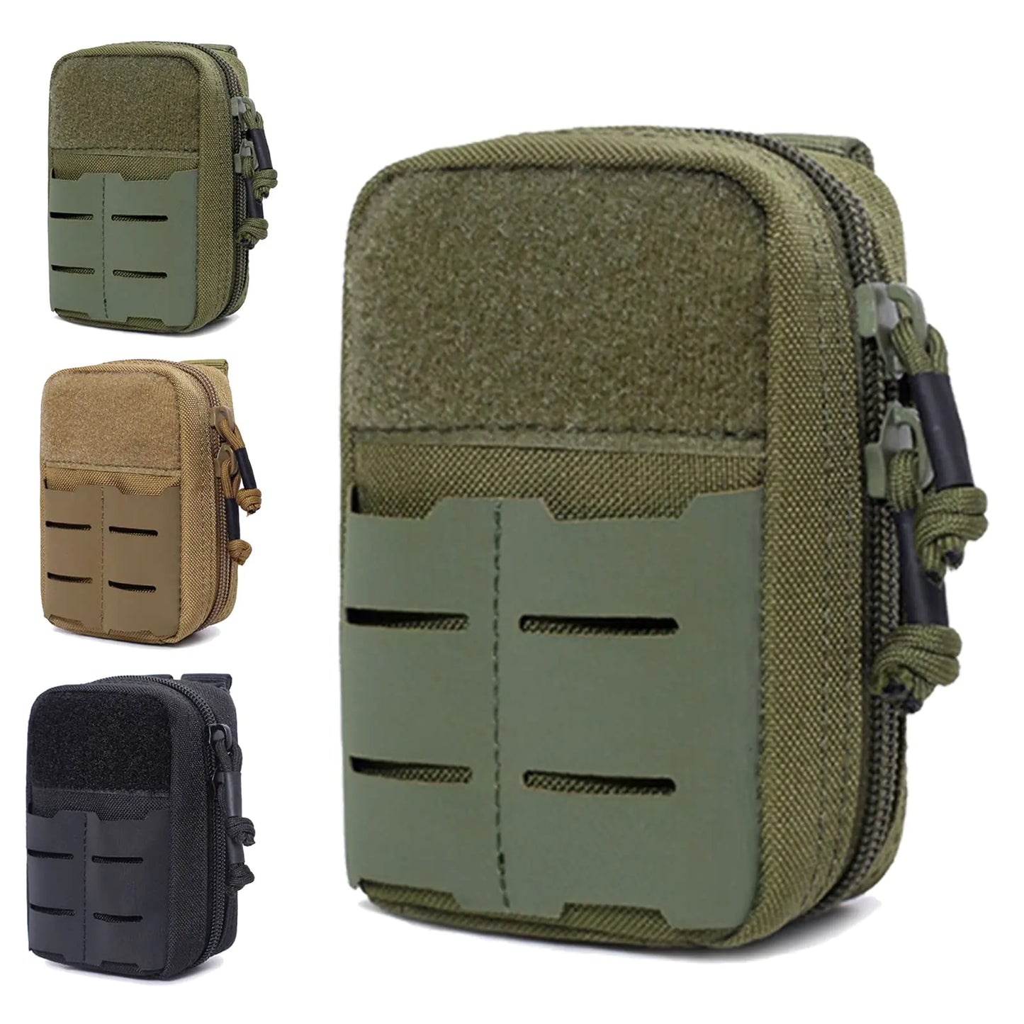 Molle Pouches Od Green Small Molle Pouch Tactical Multi-Purpose EDC Utility Duty Belt Pouch Waterproof Backpacks Bags & Accessories Holster Admin Pouch