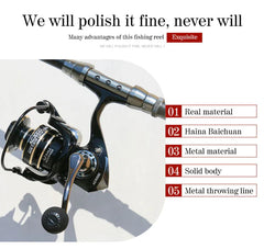 12BB Metal Fishing Reel