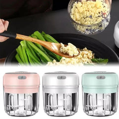 Electric Garlic Press Chopper